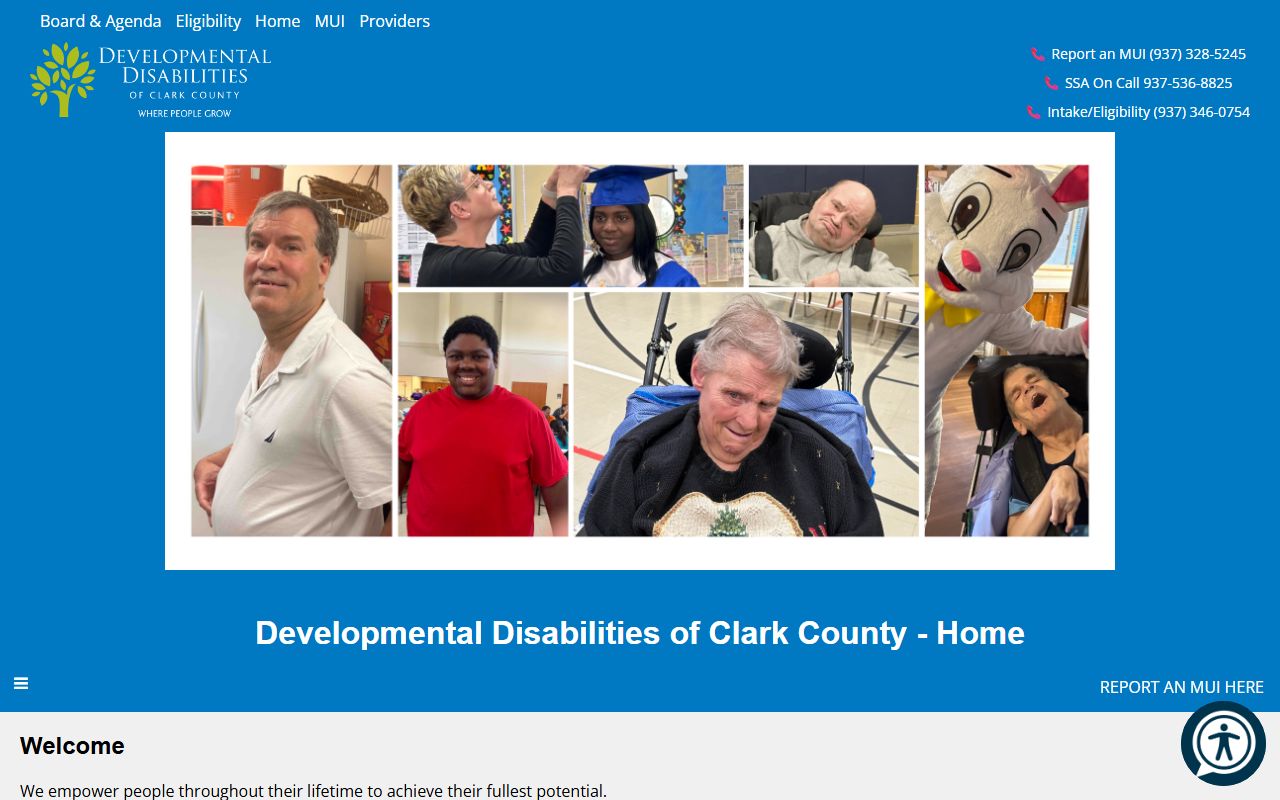 Clark County Clerk of Courts page for criminal case records