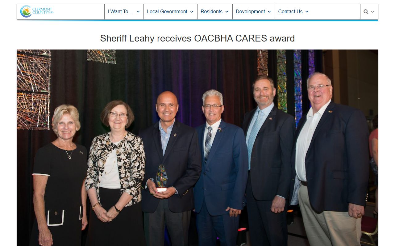 Clermont County Sheriff's Office website for police blotter records