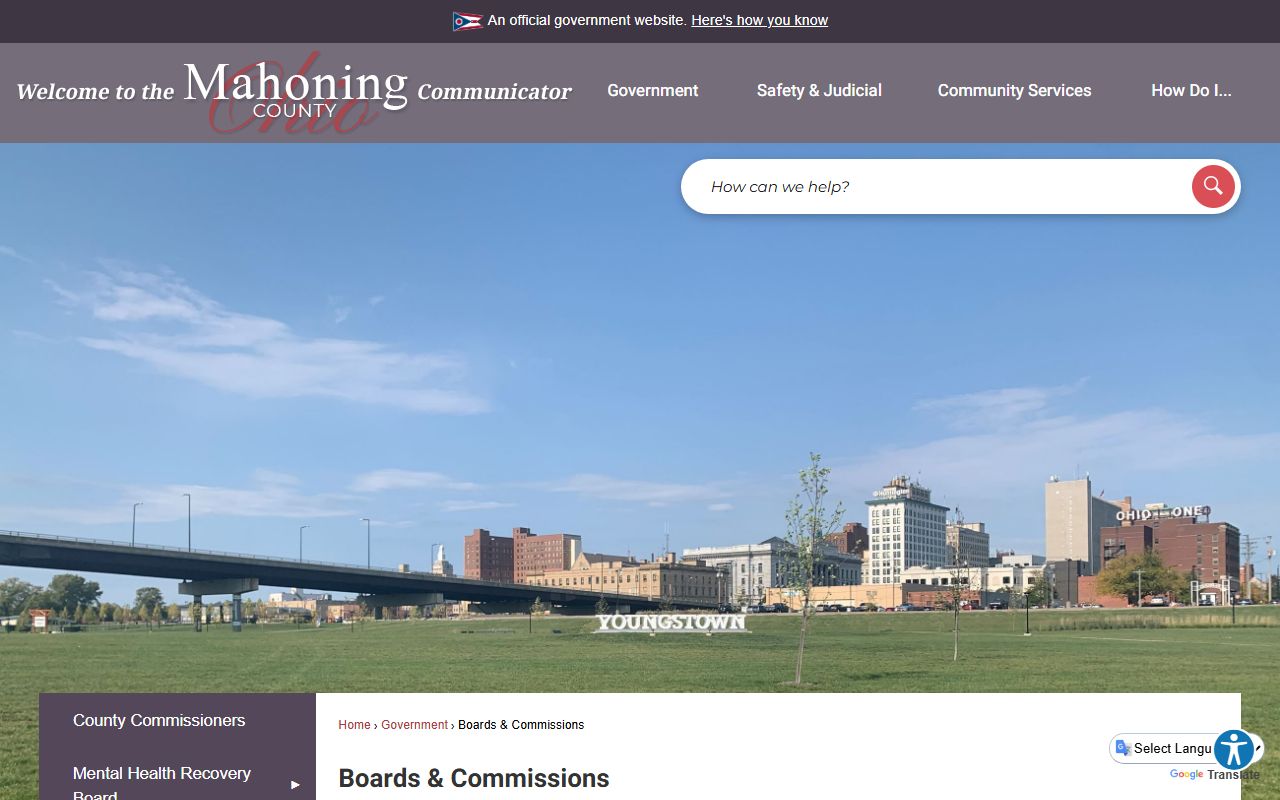 Mahoning County Sheriff website for Youngstown area police blotter records